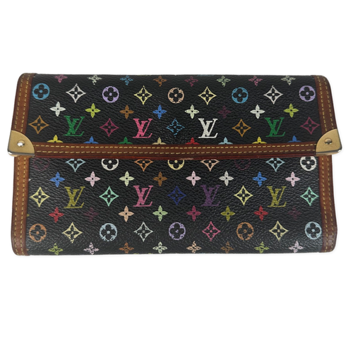 Louis Vuitton Multicolor Leather Embellished Shoulder Strap Louis