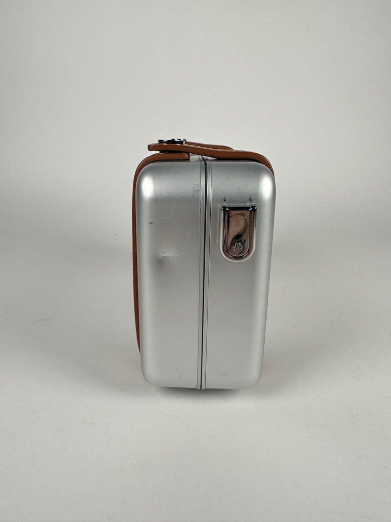 Personal Aluminium Cross-Body Bag, Silver