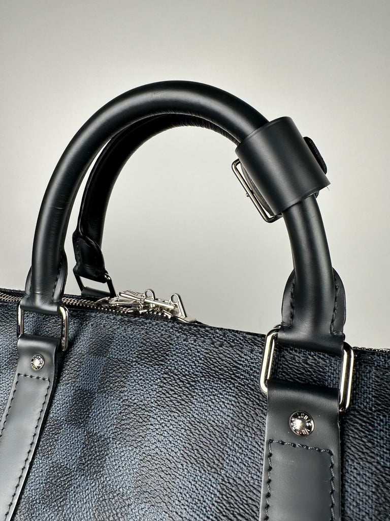Louis Vuitton Keepall Bandouliere Damier Cobalt 45 Black/Cobalt in Canvas  with Silver-tone - US