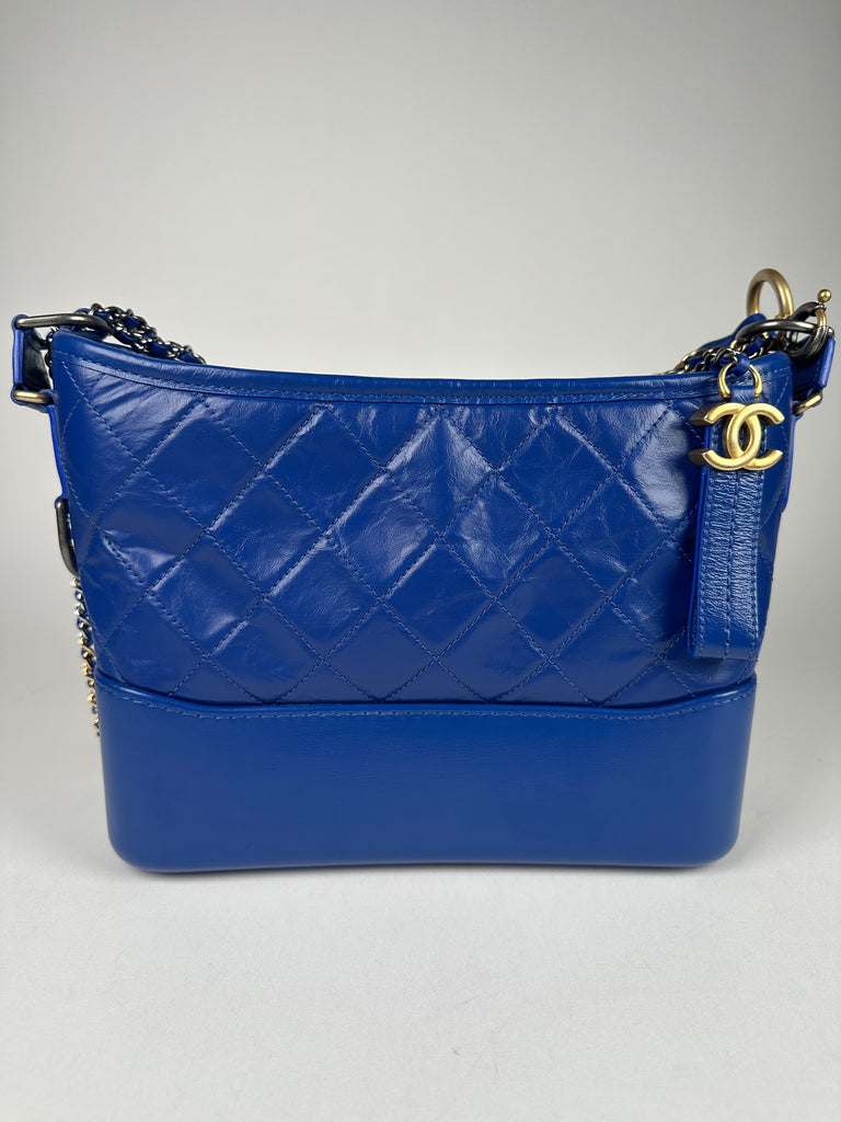 Chanel Green Quilted Leather Small Gabrielle Bag Chanel