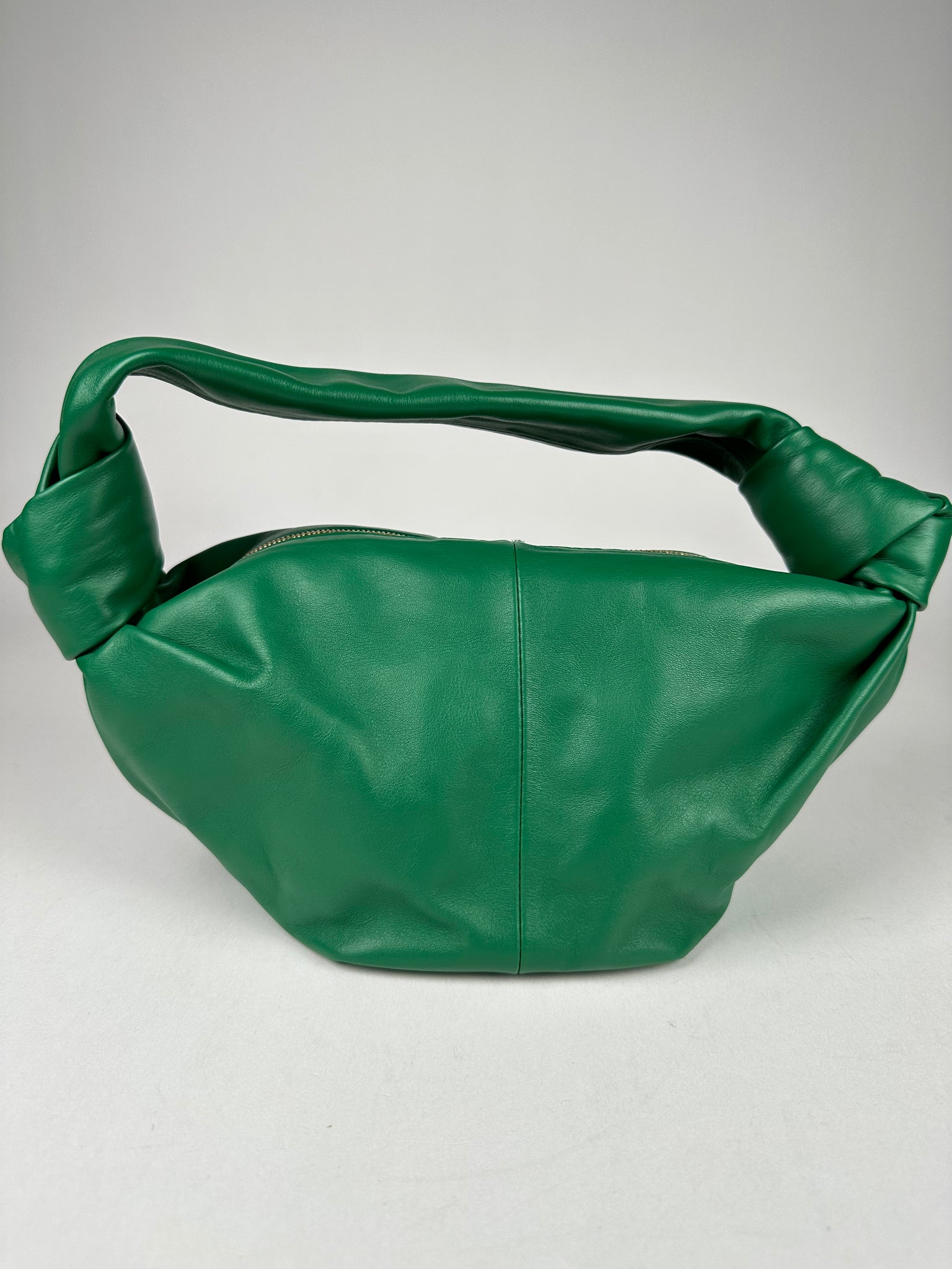Bottega Veneta Mini Loop Leather Shoulder Bag - Parakeet