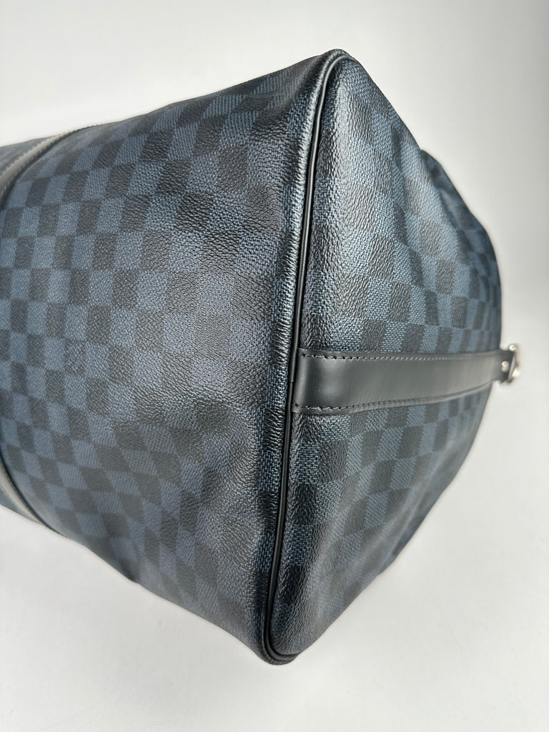 Louis Vuitton Damier Cobalt Keepall Bandoulière 55 - Blue Weekenders, Bags  - LOU792015