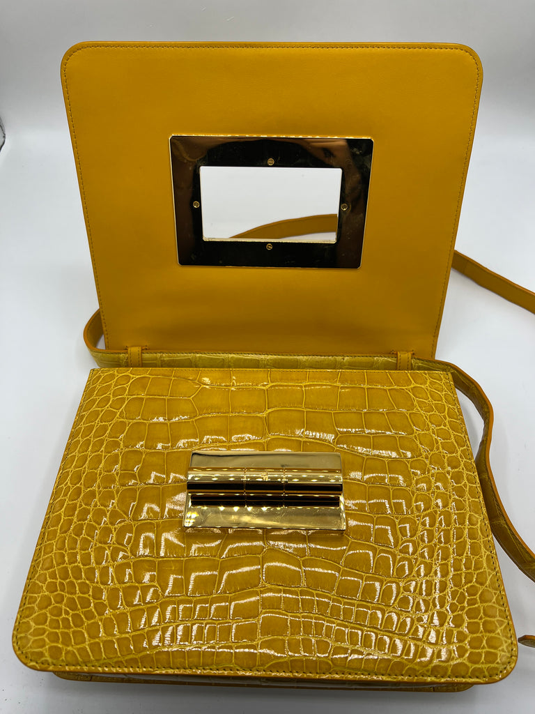 TOM FORD Natalia alligator shoulder bag ($13,500) ❤ liked on Polyvore  featuring bags, handbags, shoulder ba…