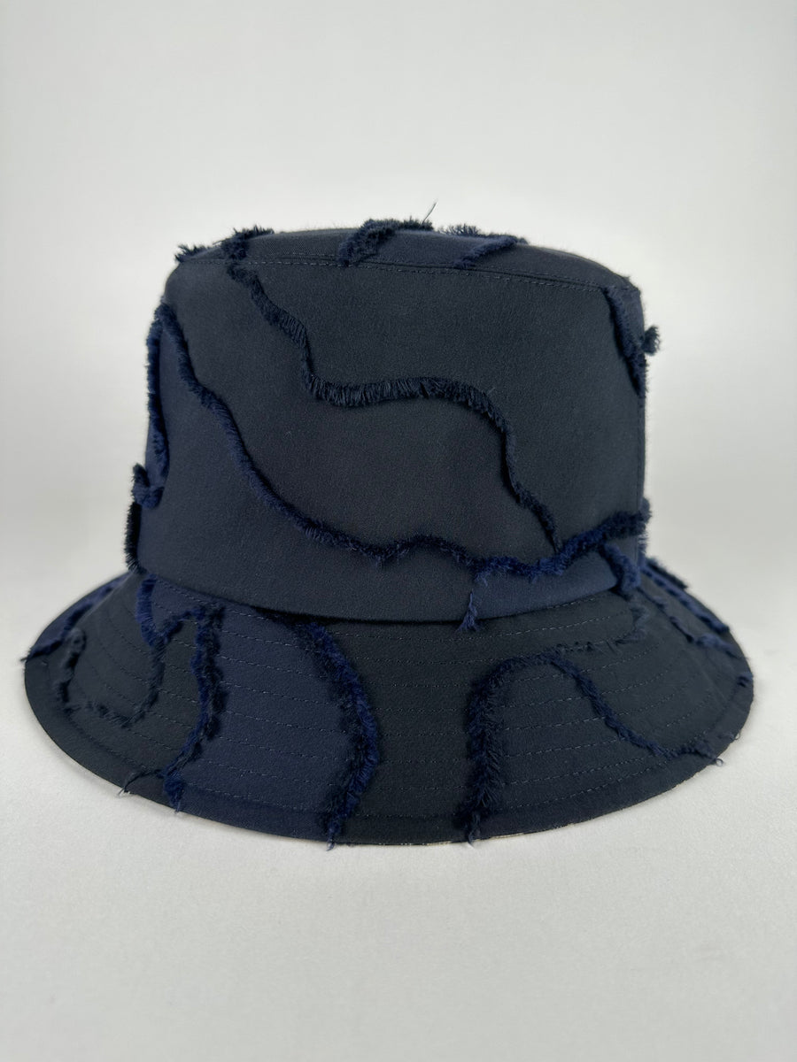 Dior Unisex Camouflage/ Oblique Brim Bucket Hat Navy – Sacdelux